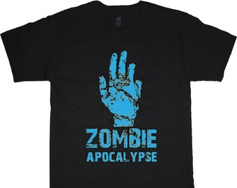 Big and Tall Shirts Men Zombie Apocalypse Tee