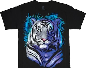 White tiger shirt mens 2025