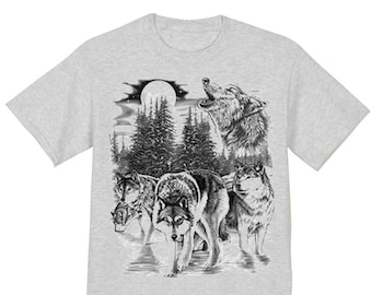 Wolf Pack Wolves Wolf Tee Shirt