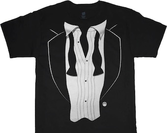 タキシードシャツ メンズ グラフィックTシャツ