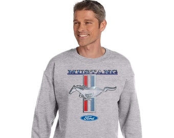 Crewneck Sweatshirt Ford Mustang Mens Gifts
