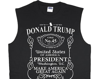 Trump Shirt Mens Sleeveless Muscle Tee - Etsy Israel