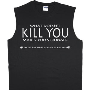 Funny Mens Sleeveless Shirt Muscle Tee