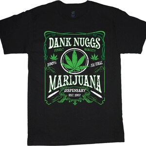 Marijuana Cannabis  Smoking Pot Head Gift for Stoner Funny Gift for Him Christmas Gift Gift for Husband Funny Tee Pot leave