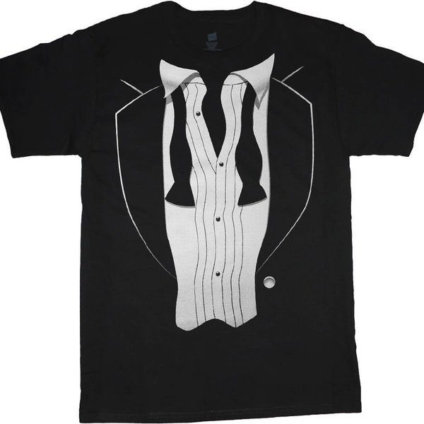 Tuxedo Shirt Mens Graphic Tee