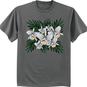 Tropical Flowers T-shirt Mens Graphic Tees Gifts