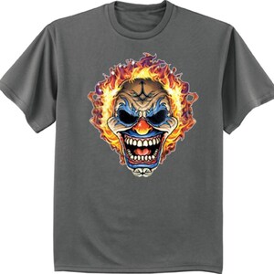 Evil Scary Clown Tee Shirt