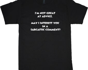 Mens Funny T-shirts Graphic Tee Sarcasm Sarcastic