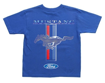 Kids ford mustang shirt for boys tee ford decal youth size