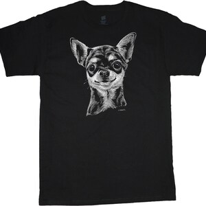 チワワ Tシャツ 犬種ポートレート 顔 メンズ Tシャツ