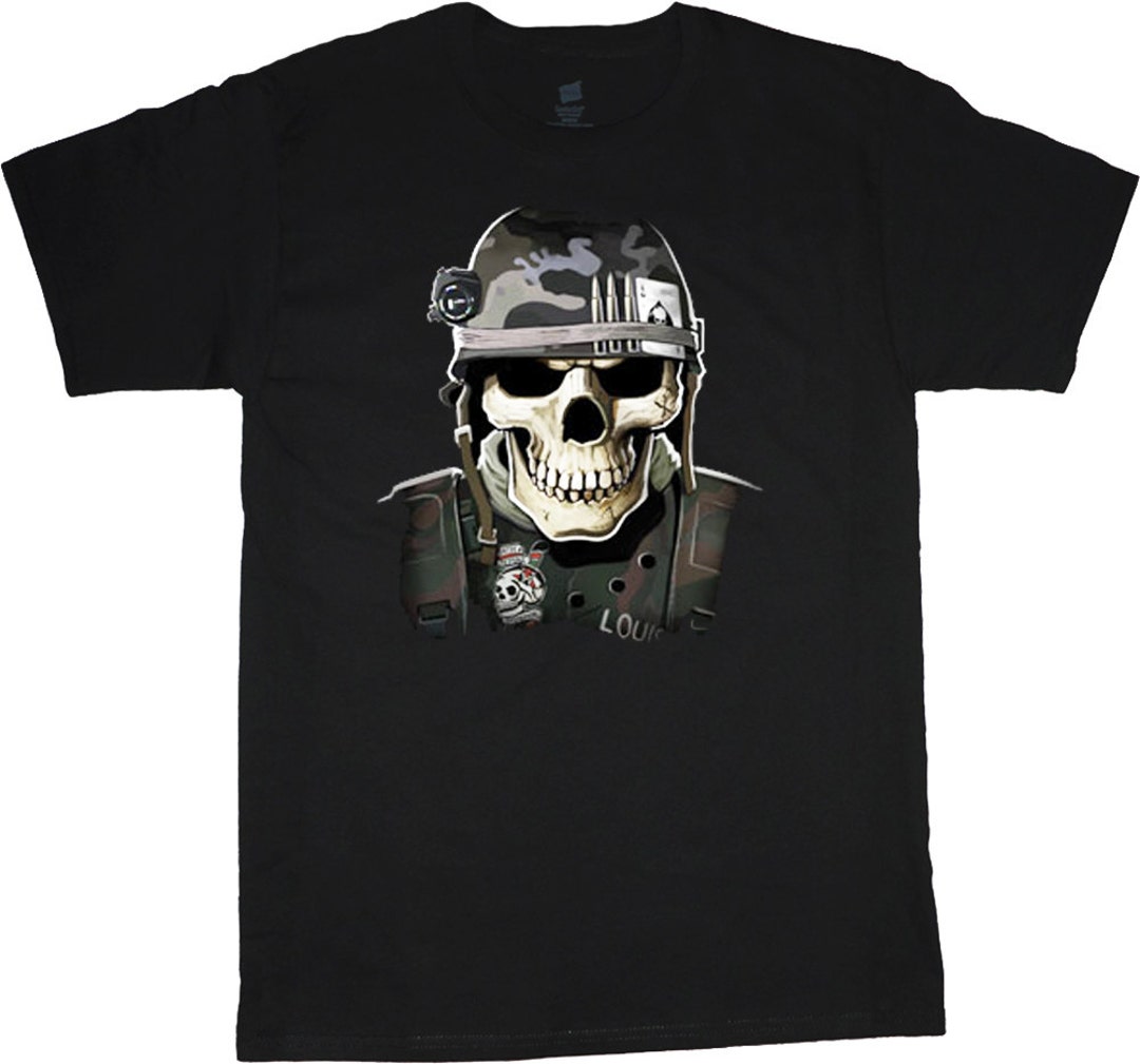 T-shirt Homme Tête de Mort Army