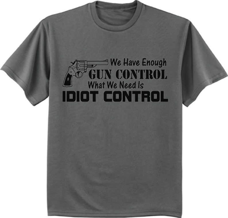 Men's T-shirt / Funny Gun control t-shirt 2nd Amendment rights image 1