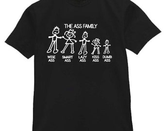 Mens T-shirt / The Ass Family