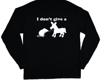 I don't give a rat's ass t-shirt funny saying tee