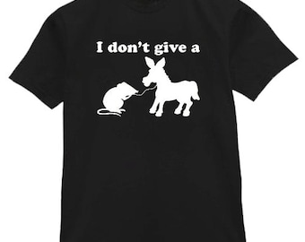 Mens T-shirt / I don't give a Rat's Ass
