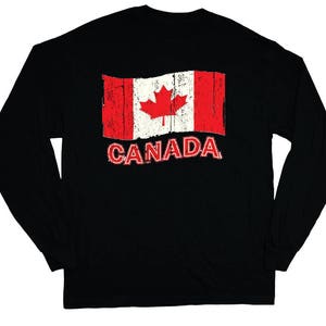 Canada T-shirt Canadian Flag Decal Tee