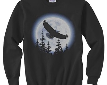 Crewneck Sweatshirt / Eagle Moon