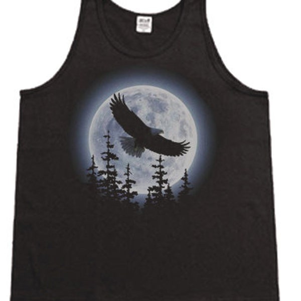 Eagle Moon  / Mens Tank top or Sleeveless T-shirt