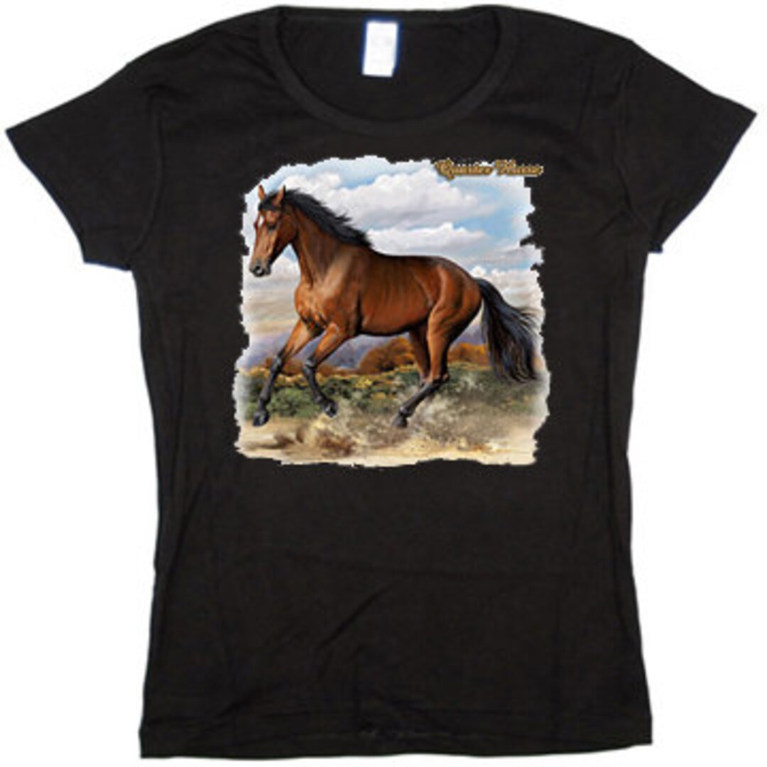 Ladies T-shirt / Quarter Horse - Etsy