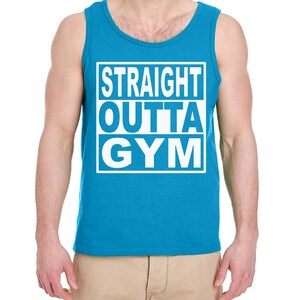 Straight Outta The Gym T-Shirt, Alpha Male Shirt, Funny Workout T-Shirt, Humorous Gym T Shirt, Funny Fitness T Shirt, Lift Weight Shirt