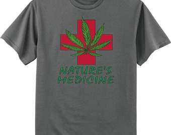 Stoner gifts for men medical marijuana decal mens tee