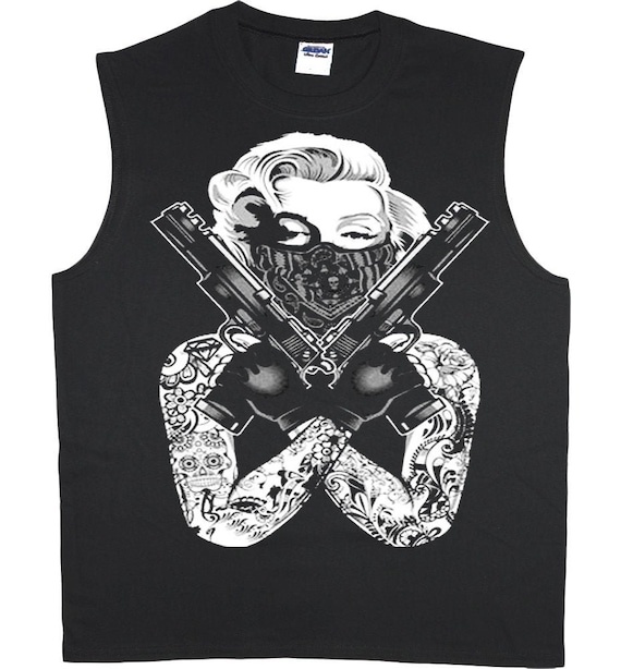 Marilyn Monroe Camisa Hombres Camiseta Musculo Sin Mangas Etsy Espana