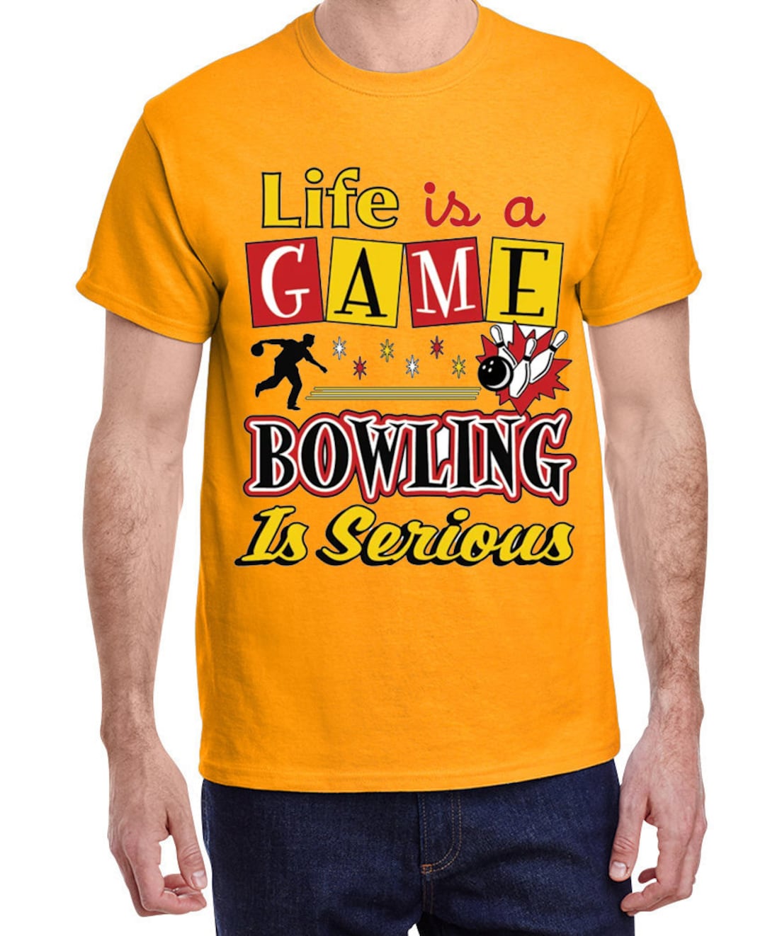 Funny Bowling Tshirt Mens Gifts Etsy