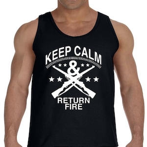 Second Amendment Tank Top Sleeveless Muscle Tee Shirt