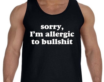 Funny Rude Mens Tank Top Sleeveless Muscle Tee Shirt