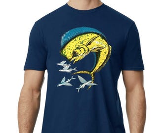 Mahi Mahi Fishing Vacation Fun Fishing Shirt Vacation Deep Sea Fishing Shirt Souvenir Mahi Mahi Graphic Design Fun fishing Shirt Gift