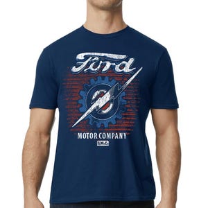 Ford Motor Design  Owner Fan Novelty Ford  Design Car Logo  Ford Navy Blue T-Shirt Ford Car Lover Shirt Ford  Mustang Fan Ford  Detroit