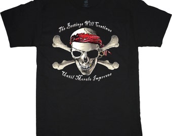 Big and Tall Tee / The beatings funny pirate shirt