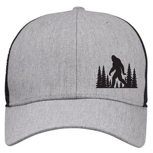 Mens Snapback Hats Sasquatch Bigfoot Decal Baseball Hat Men