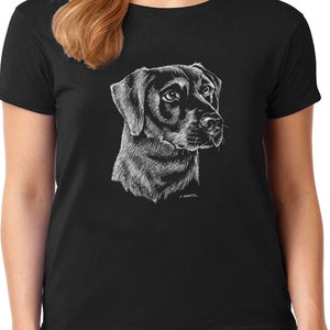 Black Lab Gifts Labrador Retriever T-shirt Womens Ladies Tee