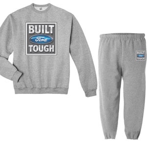 Built Ford Tough Sweatsuit Sweatpants Sweatshirt
