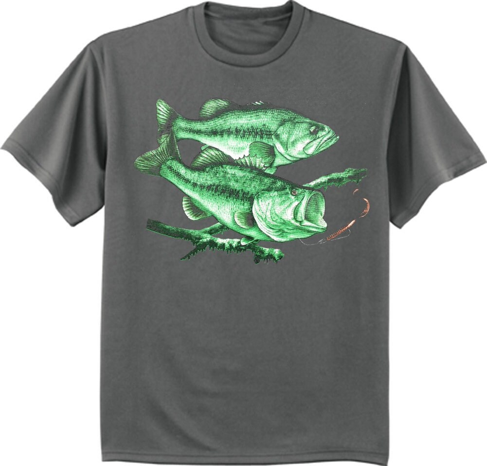 Big and Tall Shirts Men Bass Fishing Gifts