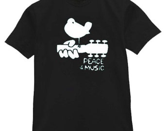 Mens T-shirt / Peace and Music