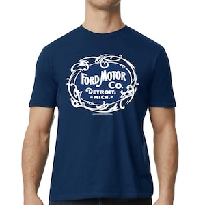 Ford Motor Design  Owner Fan Novelty Ford  Design Car Logo  Ford Navy Blue T-Shirt Ford Car Lover Shirt Ford  Mustang Fan Ford  Detroit