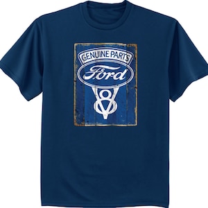 Ford decal shirt for men - tin sign design