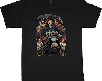 Camiseta de la Parca: camisetas gráficas, camiseta de la Parca, camiseta de la Parca, camiseta de la Parca, camiseta de mitología, camiseta de Halloween, camiseta de esqueleto