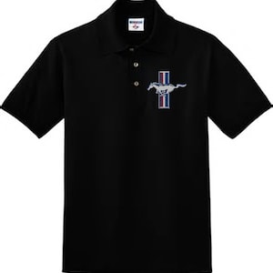 Ford Mustang shirt for men polo t-shirt ford decal