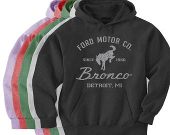 Sudadera con capucha Ford Bronco, piezas Bronco, accesorios, regalos para hombre
