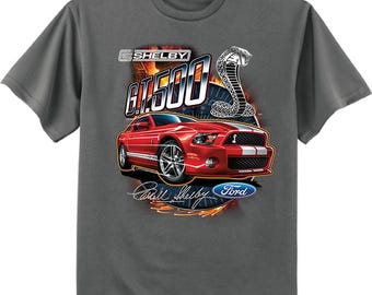 Shelby T-shirt Ford Mustang Accessories Mens Clothing Apparel Gifts Gt 500