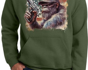 FAFO Hoodie Sweatshirt 2A Hemden 2.Änderung Kapuzenpullover Amerikanische Flagge