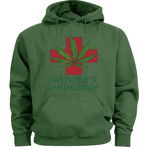Medical Marijuana Hoodie Sweatshirt for Men