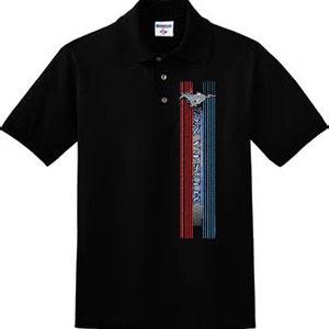 Ford Mustang shirt for men polo t-shirt ford mustang decal