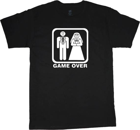 Marriage Game Over T-shirt Tees Bachelor Party - Marriage - Mens - T-shirt  – Textual Tees