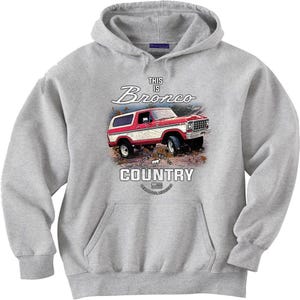 Ford Bronco Hoodie Sweatshirt Bronco Accessories Mens Gifts