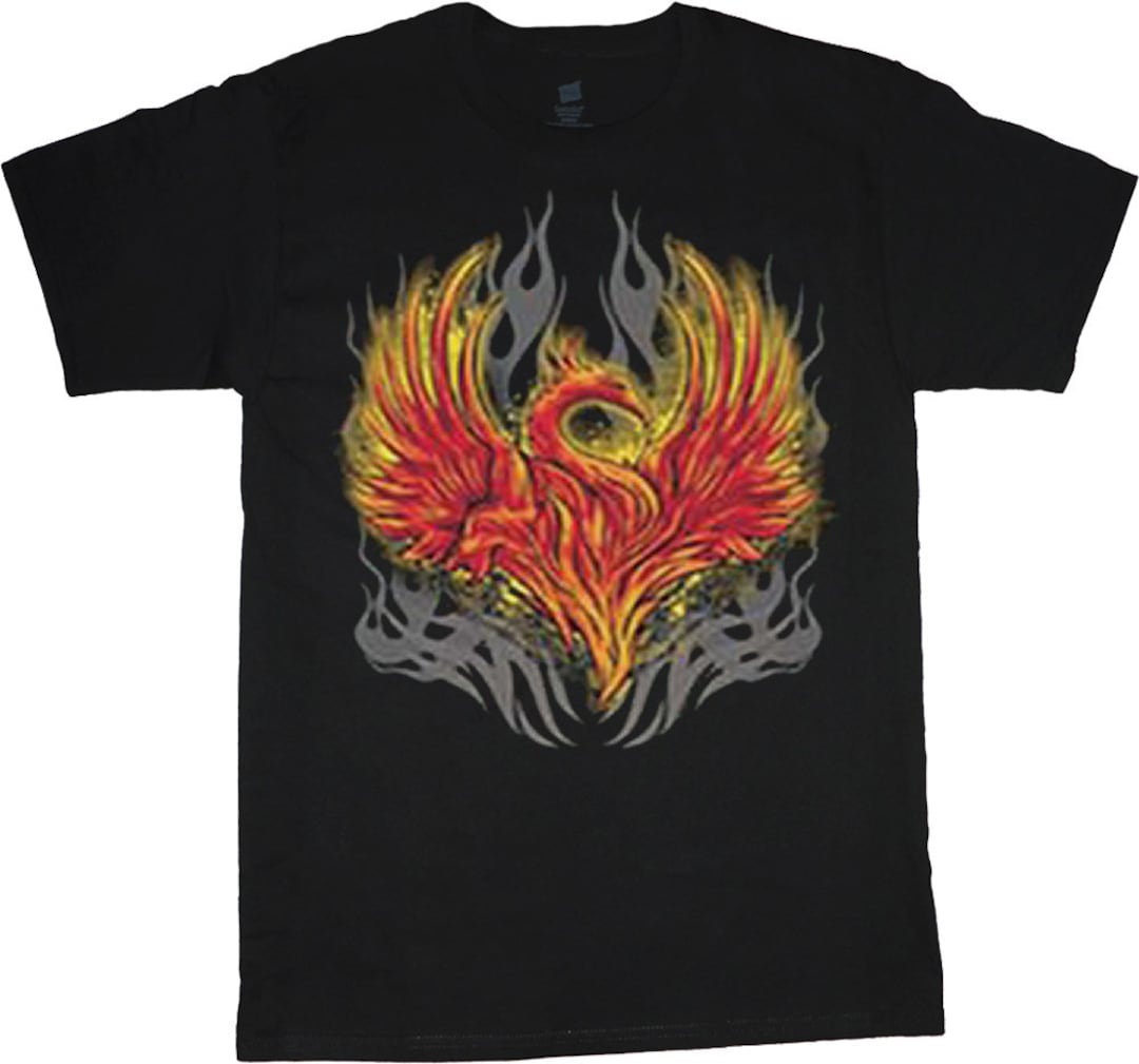 Phoenix Merch Rising Phoenix T-shirt Mens Graphic Tee - Etsy