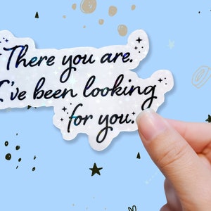 There you are. I&#39;ve Been looking for you sticker - Officially Licensed Sarah J Maas Merch - Romantasy Bookish Sticker - Rhysand